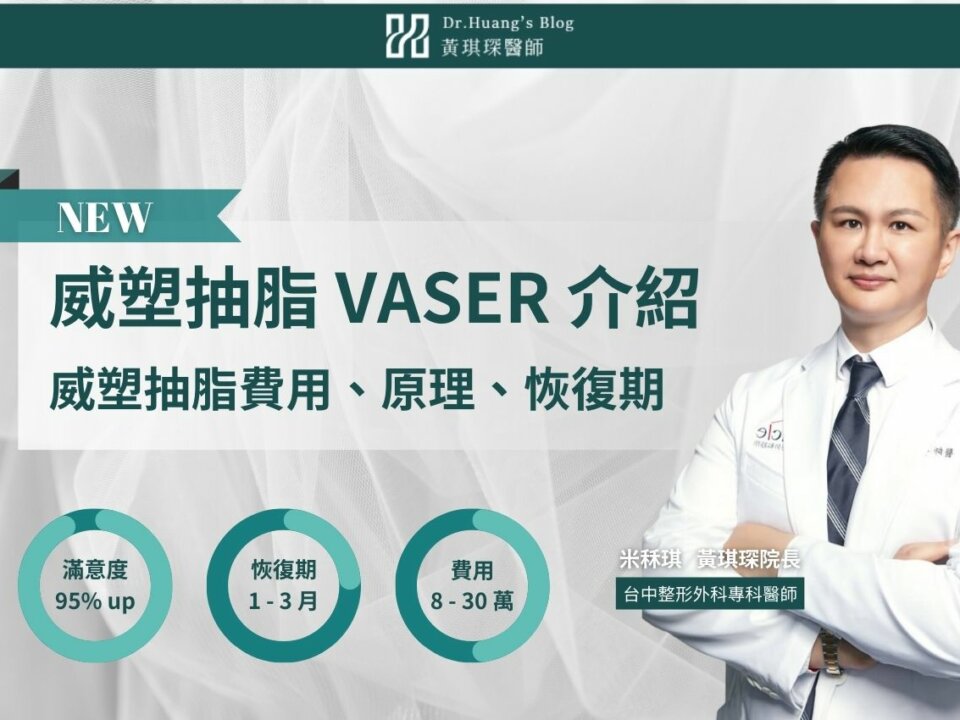 威塑抽脂VASER完整介紹，超音波威塑抽脂費用、原理、恢復期說明